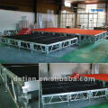 Shanghai Supplier modulare Flachdach Traversen Fachwerk hängende LED-Anzeige quadratischen Bühne Fachwerk
